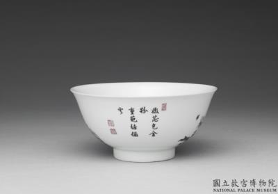 图片[2]-Bowl with ink peony in falangcai painted enamels, Qing dynasty, Yongzheng reign 1723-1735-China Archive